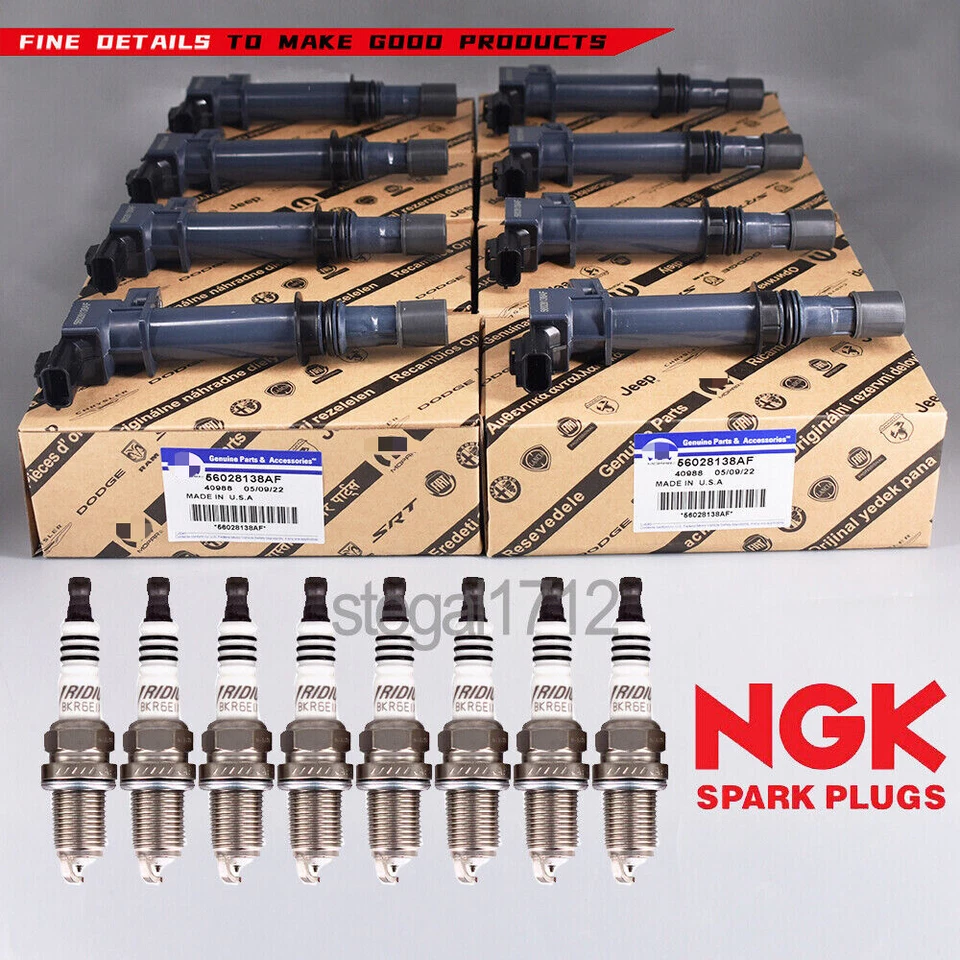 8 bobinas de encendido OEM UF270 + bujías para Dodge Dakota Durango RAM1500 4,7 L Foto 1 de 4