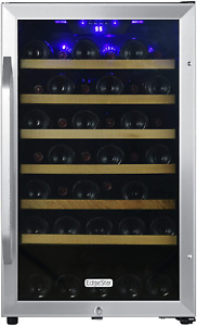 CWF440SZ 20 Inch Wide 44 Bottle Capacity Free Standing Wine Cooler with Reversib