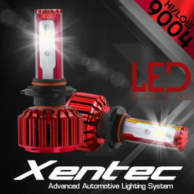 XENTEC LED HID Headlight kit 9004 HB1 White for 1989-1994 Plymouth Sundance - Image 1 of 4
