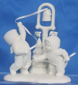Snowbabies Ring The Bells It’s Christmas Figur Department 56 Originalverpackt Vintage - Bild 1 von 8