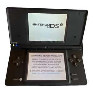 Nintendo Ds Black With 21 Games W/pamphlets & Cases & Red Carrying Case - Picture 1 of 7