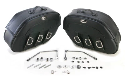 Saddlemen S4 Montaje Rígido Inclinado Alforjas Drifter (3501-0232) Foto 1 de 4