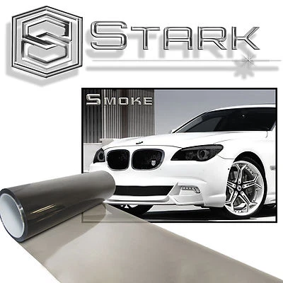 Faros de humo negros brillantes de 12"x48" luces antiniebla traseras película de vinilo (T) Foto 1 de 2