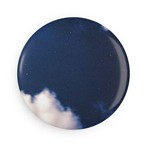Button Magnet, Round (1 & 10 pcs) The Sky And Clouds.