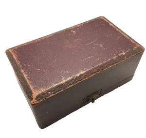 Antikes viktorianisches Schmuckkästchen Etui mit Lederbindung - Bild 1 von 9