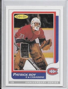 1992-93 Patrick Roy O-Pee-Chee Reprint 25th Hockey Card #19 Montreal Canadiens - Imagen 1 de 2