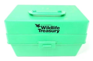 Vintage Illustrated Wildlife Treasury Cards & Case Home School ~ Animals etc - Picture 1 of 6