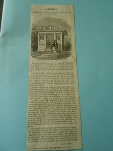 Gravure 1867 - Parfumerie Le Chalet de la Maison RIMMEL à l'exposition - Picture 1 of 1