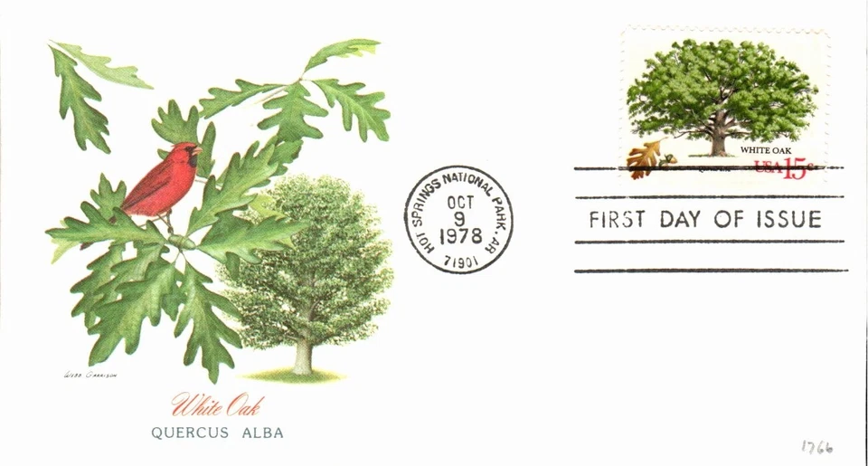FLEETWOOD - WILD OAK OCT 9 1978 HOT SPRINGS AR FIRST DAY COVER (FDC) BX9 - Imagem 1 de 2