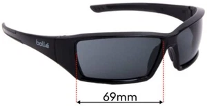 SFx Ersatz-Sonnenbrillengläser passend für Bolle Jet - 69 mm breit - Bild 1 von 31