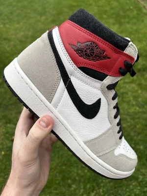 Talla 9.5 - Jordan 1 Alto Retro Gris Humo 2020 555088-126 Foto 1 de 4