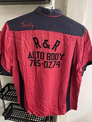 1950s Vintage Clothing Find 😍 NAPA VALLEY BODY SHOP ROCKABILLY BOWLING Shirt - Image 1 of 4