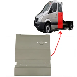 906 Mercedes Sprinter 06- VW Crafter 05- DOKA Hinten Tür Blech Hoch Außen -Links - Bild 1 von 1