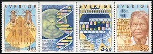 MED Sweden Sweden 1560/63 1983 Nobel Prize Laureates in Physiology - Picture 1 of 1