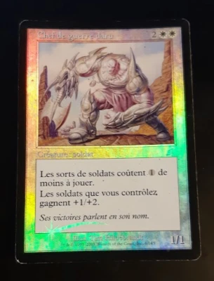 FOIL Daru Warchief (French, lightly played) - Image 1 of 3