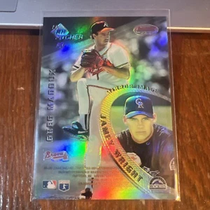 Greg Maddux Bartolo Colon Mike Mussina 1996 Bowman's Best Mirror Image Refractor - Picture 1 of 6