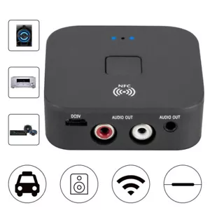 NFC Bluetooth 5.0 Empfänger 3.5mm AUX Cinch Buchse Hifi Wireless Audio Adapter - Bild 1 von 9