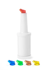 Speedbottle Pourmaster 1 l Dosierbehälter Vorratsflasche 5 farbige Ausgießer - Bild 1 von 1