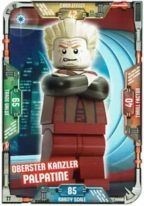 Lego ® Star Wars ™ Serie 1 Sammelkarten Karte 77 - Oberster Kanzler Palpatine - Bild 1 von 1