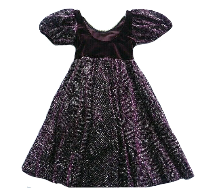 Vestido Disfraz Estilo Princesa Púrpura con Falda de Cuentas de Leos Ropa de Baile Juvenil  Foto 1 de 4