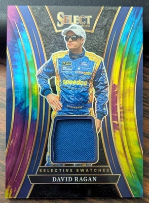 2025 Select Racing NASCAR David Ragan Selective Swatches Tie-Dye Prizm 17/25 - Image 1 of 2