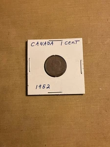 Canada One Cent Circulated Canadian Coin 1952  - Bild 1 von 2