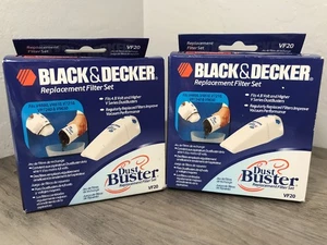 2 Original Black und Decker VF20 Dust Buster Ersatzfilter Dustbuster NEU - Bild 1 von 2