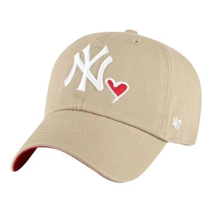 47 Brand New York Yankees '47 Clean Up Cap Khaki Icon B-ICONC17GWS-KH - Foto 1 di 3