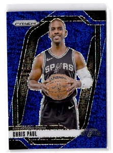 2024-25 Panini Prizm Chris Paul #132 Prizms Blue Sparkle #/144 San Antonio Spurs - Picture 1 of 2