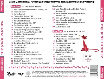 HENRY MANCINI PINK PANTHER [ORIGINAL MGM MOTION PICTURE SOUNDTRACK] NEW CD - Image 1 of 2