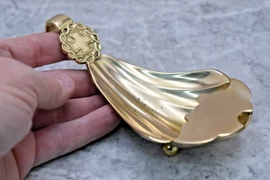 Baptismal Shell, All Brass, Polished & Lacquered, 6 3/8" long (CU681) chalice co - Picture 1 of 9