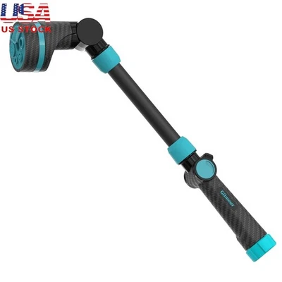 Varita de riego de 19 pulgadas de alta resistencia conexión giratoria 5 patrones de pulverización agarre ergonómico nuevo Foto 1 de 4