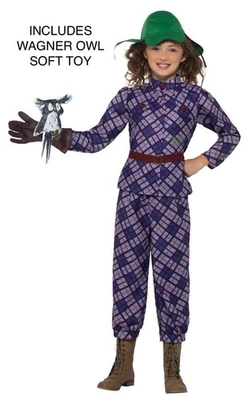 Deluxe Awful Auntie Fancy Dress Costume With Owl David Walliams Book Day  4 5 6 - Image 1 of 2