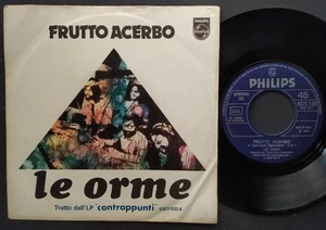 7" ORME FRUTTO ACERBO / ALIANTE 1974 TAGLIAPIETRA PAGLIUCA ITALIAN PROGRESSIVE - Picture 1 of 1