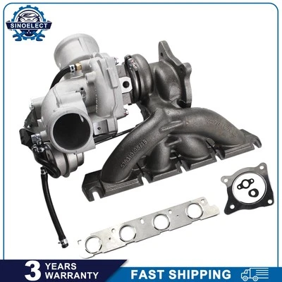 Turbocharger for Audi A4 A6 2.0T B7 BUL BWE BGB K03 2005 2007 2008 2006 Turbo - Image 1 of 4