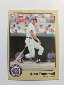 1983 Fleer Alan Trammell #344 NM - Bild 1 von 1