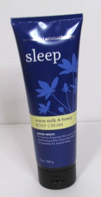 Bath & Body Works Aromatherapy Sleep Warm Milk & Honey Body Cream 8 oz - Image 1 of 3