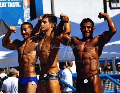 11x14 Early Alan Lyon Orig Male Photo gay interest  (4) Body builder contest 25 - Image 1 of 2