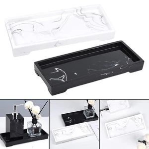 Resin Vanity Tray Rectangle, BatHRoom Organizer, Makeup - Picture 1 of 8