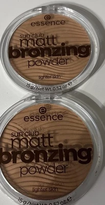 “Essence” Sun Club Matt Bronzing Powder 01 Natural-lighter skin X 2 SHIPS FREE!! - Image 1 of 2