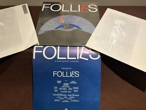 Follies - Complete Broadway Recording 1987.  2LP Vinyl + Booklet and Poster  - Picture 1 of 14