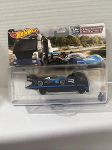Hot Wheels Premium Team Transport Volkswagen ID R & Aero Lift - Picture 1 of 4