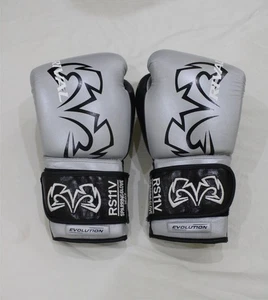 Silberfarbene Rival RS11V Evolution Boxen Sparhandschuhe Wristlock 8oz-16oz - Bild 1 von 5