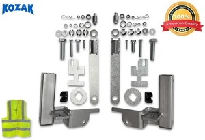 Bumper Guard Brackets Mounting Hardware Set Compatible with Kenworth T680 2022+ - Picture 1 of 8