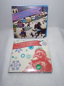 2 GREGG SMITH SINGERS CDs Christmas Festival of Christmas + Ceremony of Carols - Picture 1 of 6