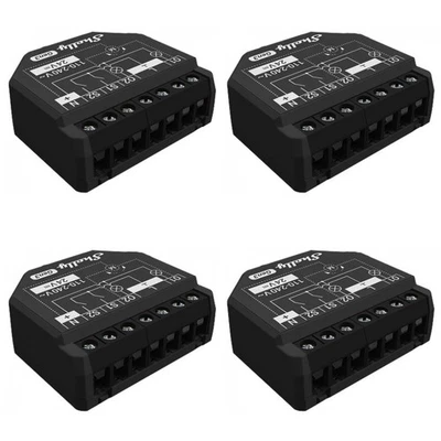 Shelly Plus 2PM Gen3, Dual Wi-Fi + Bluetooth Switch Actuator with Measurement Function, Set of 4 - Image 1 of 4