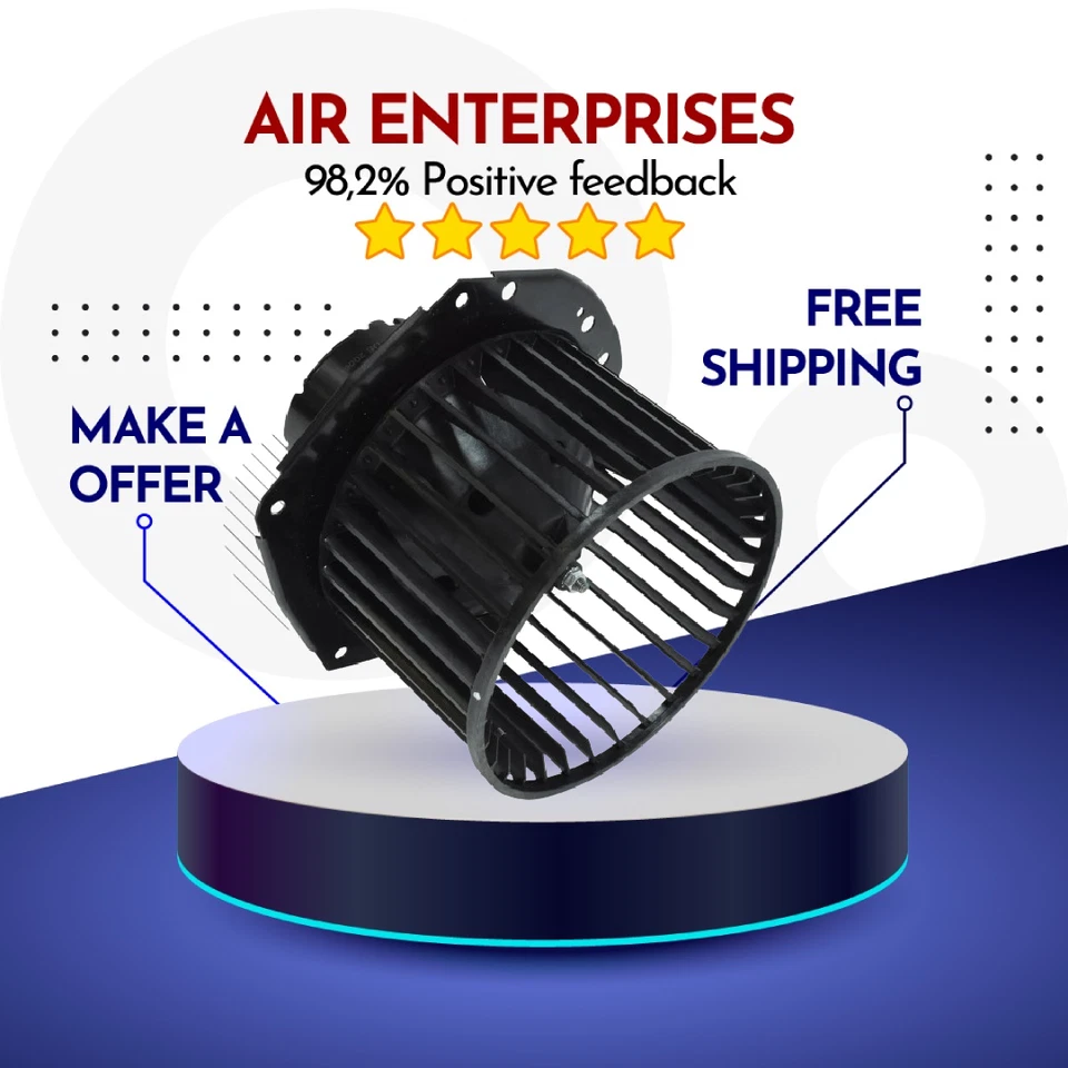 Soplador motor aire acondicionado para Chevrolet S10 Blazer 1991-1994/Chevrolet S10 1992-1993 Foto 1 de 1