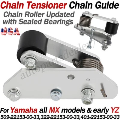 For Yamaha Chain Tensioner Chain Guide MX100 MX125 MX250 YZ125 YZ250 TT500 DT2MX - Image 1 of 4
