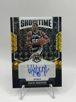 2024-25 Panini Mosaic Showtime Signatures - David Robinson Choice Black Gold /8 - Image 1 of 4