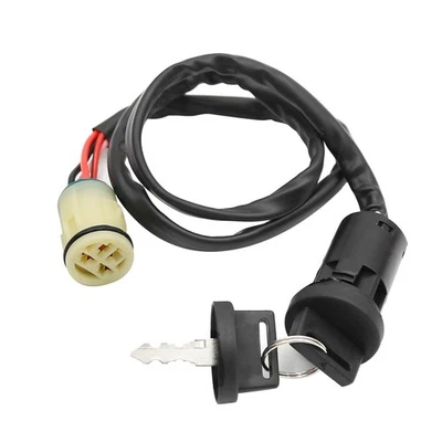 LAFFOONPARTS Ignition Switch w/Keys Replacement for Honda ATV TRX350 TRX420 TRX450...
